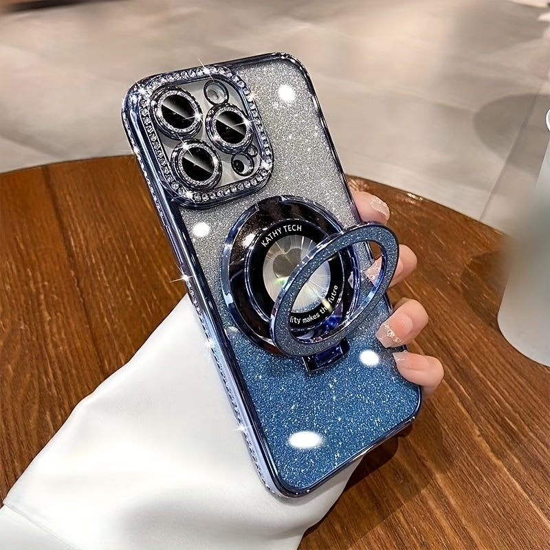 Protective Phone Case with Lens Protection Film, Edge Drill, Flash Powder & Anti-Wrestling Bracket – Compatible with iPhone 11–16 Pro Max/16E