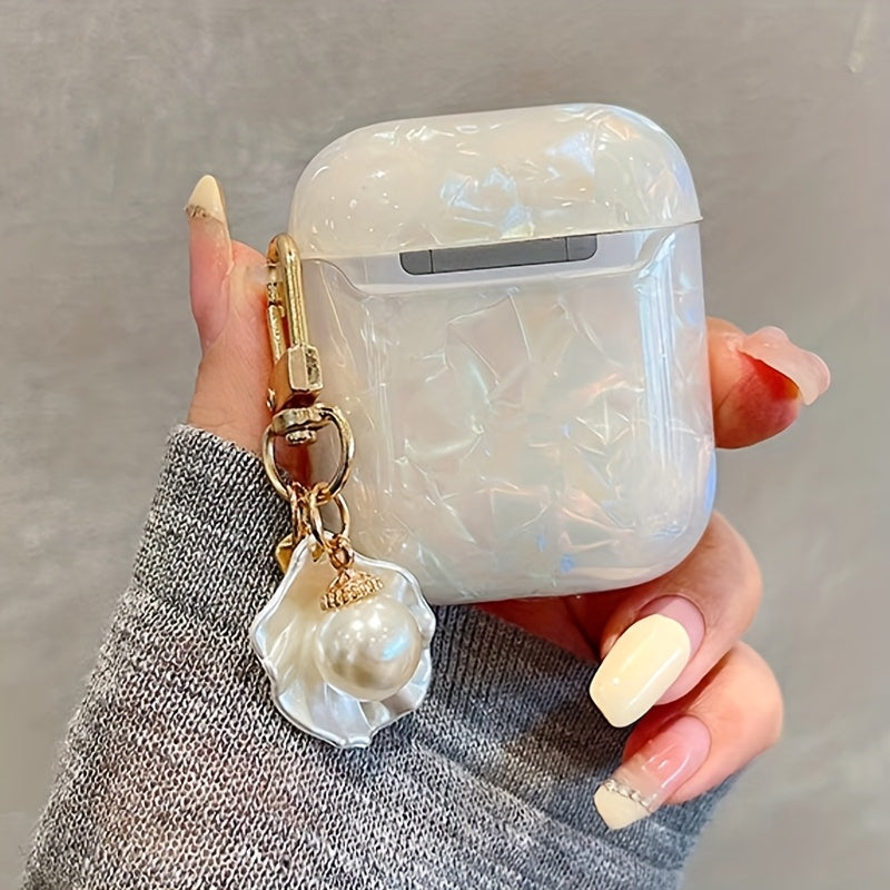 Colorful Shell Pattern Case – Soft Split Cover for AirPods 4/Pro 2/3rd Gen