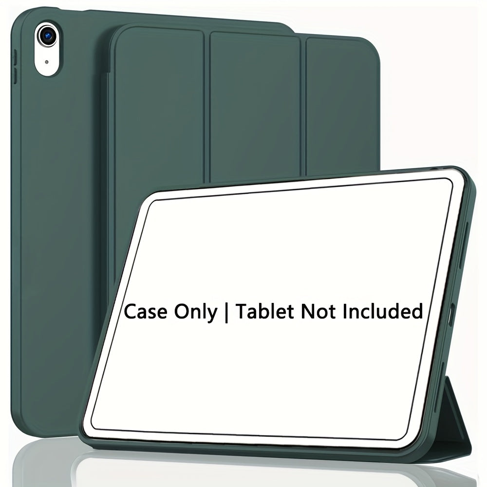 for iPad (A16) 2025 & 10th Generation Case with Smart Cover - Auto Sleep/Wake, Non-Slip Protective Cover, Lightweight Foldable Case with Inner Pocket & Adjustable Stand Suitable for iPad 27.69cm/10.7-inch (2022)