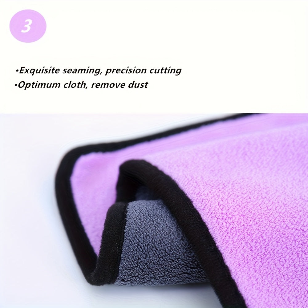 10-Pack of microfiber car cleaning wipes, car wash towels, dry absorbent microfiber cleaning cloths, car wash drying wipes, car detail cleaning - Dad's Father's Day gift, Auto Detailing, Vehicle Maintenance, Compact Wipes, Mu