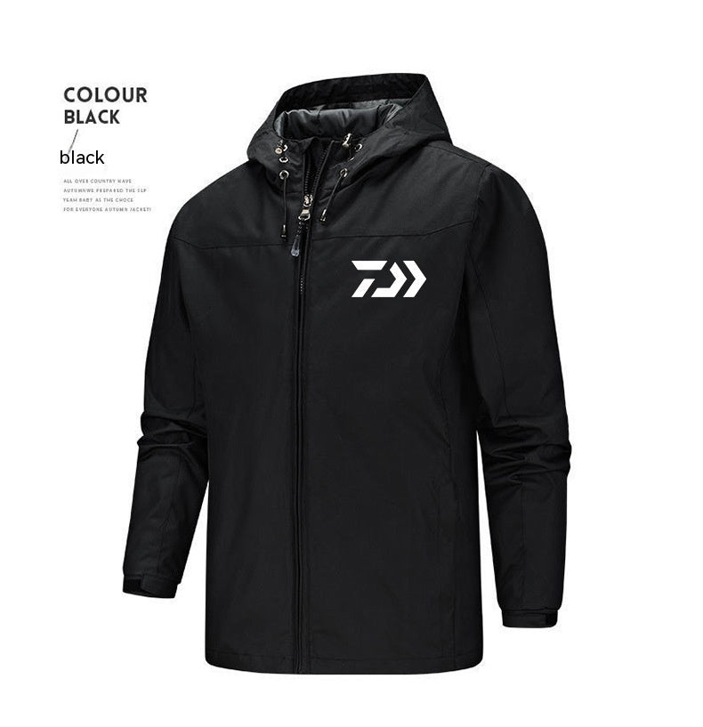 Men's Windproof Waterproof Four Seasons Mountaineering Clothing Single Layer Outdoor Shell Jacket