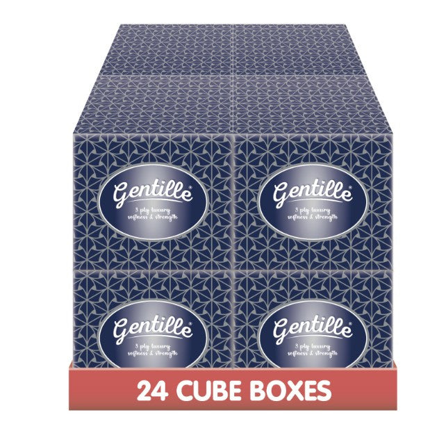 (Regular) Gentille Facial Tissues Box 24 Pk Luxury Soft