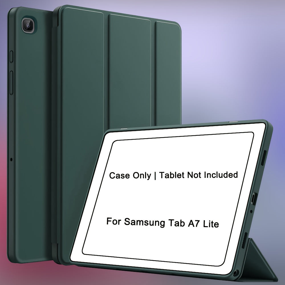 Case for Samsung Galaxy Tab A9 Plus 11-Inch 2023 (SM-X210 SM-X215), for Tab A9/A8/A7 Lite/S7/S8/S9/S10 FE, Soft Smooth Back Protective Cover, Lightweight, Scratch-Resistant, Anti-Slip, Foldable Stand, Auto Sleep/Wake Function