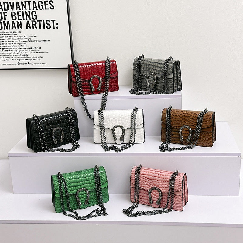 Fashion Chain Women's Shoulder Crossbody Small Square Bag