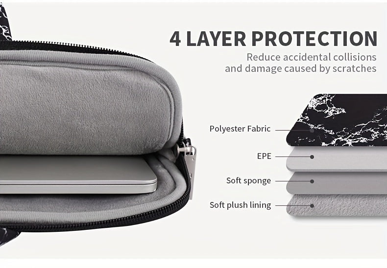 Laptop Bag Shockproof Laptop Briefcase Slim Laptop Sleeve with Handle for Macbook