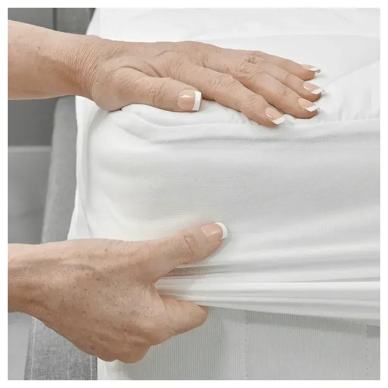 30 cm Extra Deep – Ultimate Bed Protection from Spills, Stains, and Daily Wear – Deep Fitted Design for a Secure Fit on All Mattress Types – Smooth, Soft, and Silent Surfac