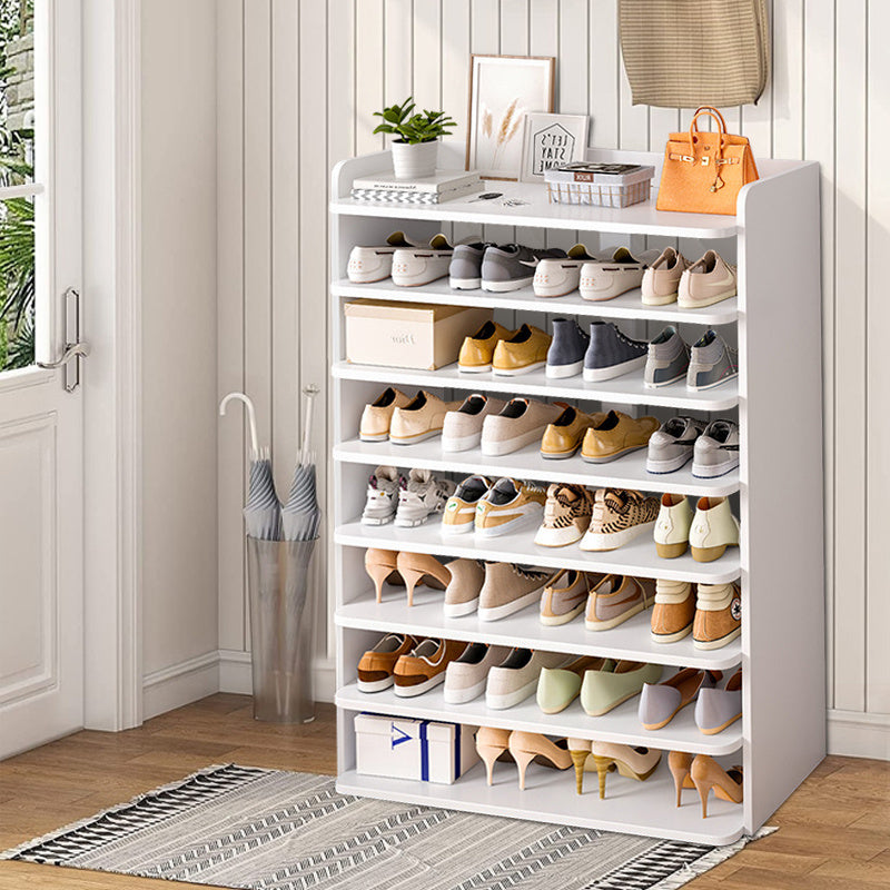 6/ 7/ 8 Tier Shoe Rack, Wooden Shoe Storage, Narrow Shoe Storage Cabinet, Sturdy Stable Shoe Cabinet, Space Saving Shoe Stand, Entryway Hallway Shoe Tower, Versatile Storage Cupboard, Multi Layers Shoes Organiser Footwear Hol