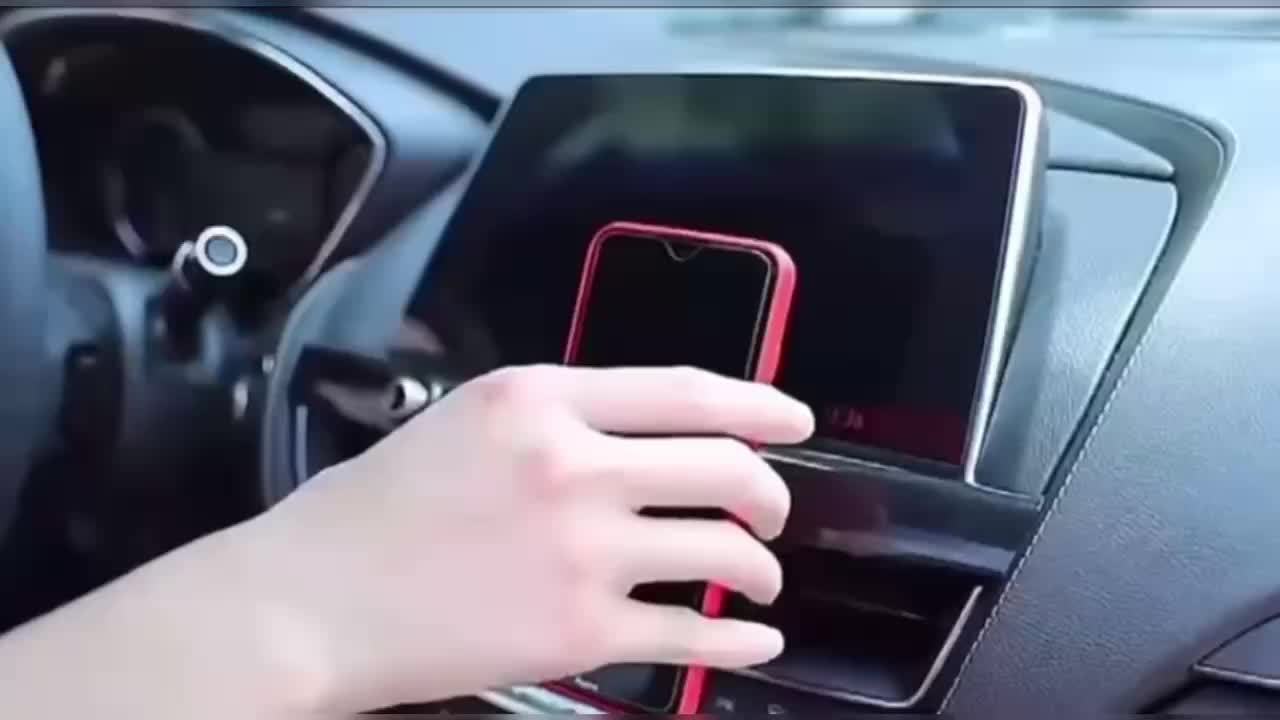 Super Strong Magnetic 360 Degree Rotating Mobile Phone Holder - Universal Metal Car Holder for Air Outlet