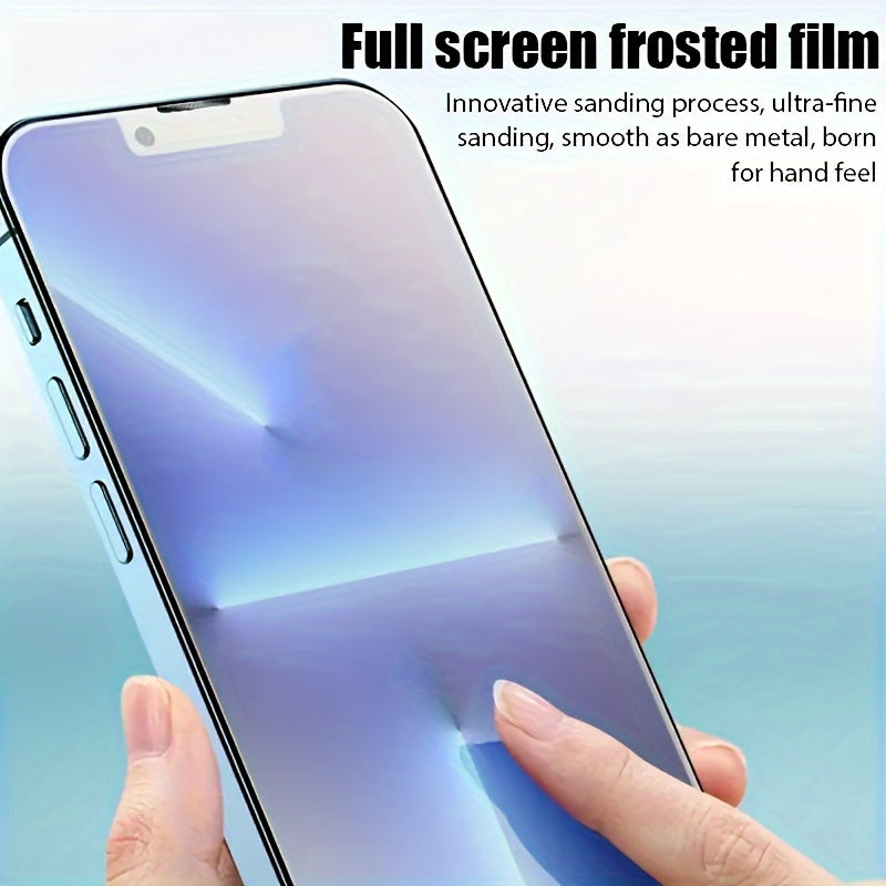 2-Pack Dalotou Tempered Glass Screen Protector for iPhone Series - Matte Finish, Dust-Proof, Easy Installation, Scratch Resistant, Fingerprint Deterrent, Full Coverage Display Guard