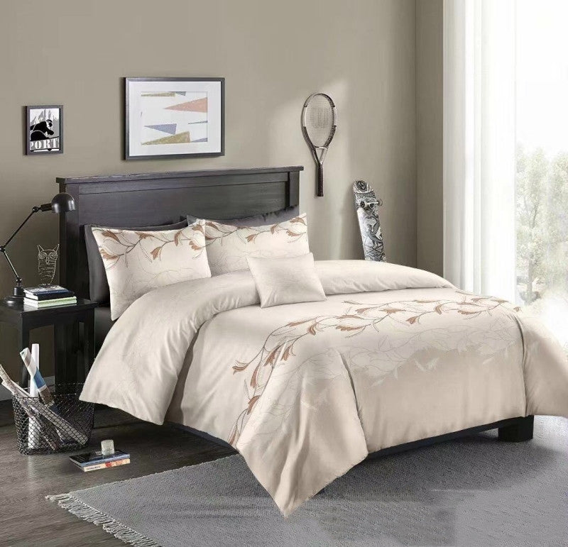 Complete Bedding Set: Includes Quilt, Bedcover, Bedsheet, and Duvet Cover for a coordinated and stylish look for your bed.