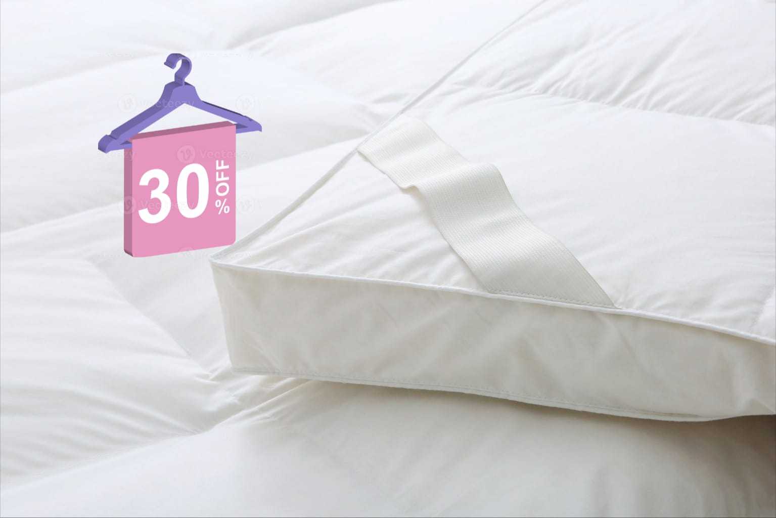 Hotel Quality Duck Feather & Down Pillows Ex