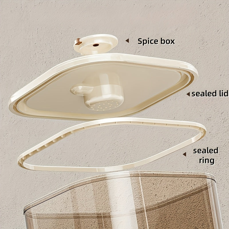 Automatic Rice Dispenser – Large Capacity Sealed & Moisture-Proof Grain Storage Container with Measuring Cup for Rice, Flour, Pet Food