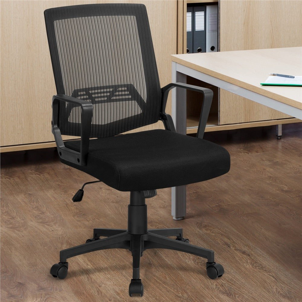 Costoffs Ergonomic Mesh Office Chair with Adjustable Height and 360 Degree Rolling Casters, Lumbar Support for Extra Comfort
