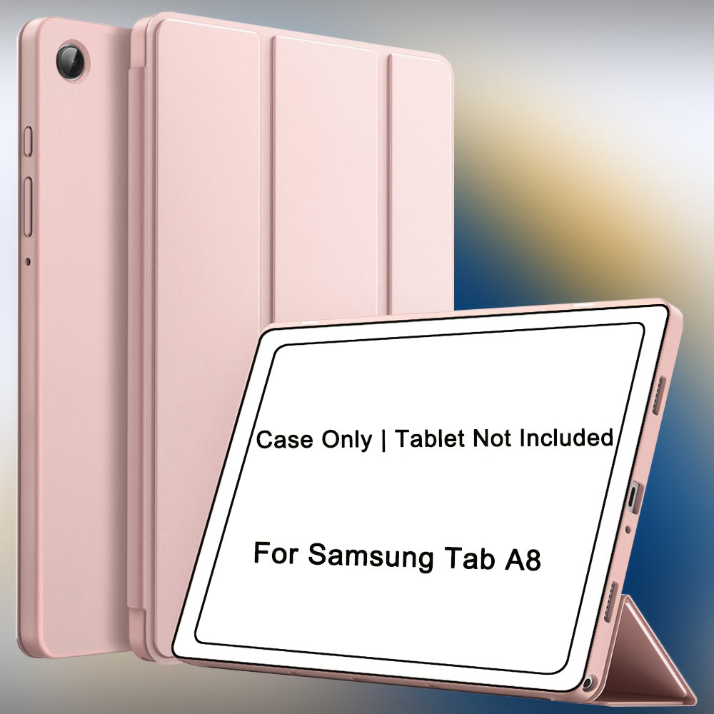 Case for Samsung Galaxy Tab A9 Plus 11-Inch 2023 (SM-X210 SM-X215), for Tab A9/A8/A7 Lite/S7/S8/S9/S10 FE, Soft Smooth Back Protective Cover, Lightweight, Scratch-Resistant, Anti-Slip, Foldable Stand, Auto Sleep/Wake Function