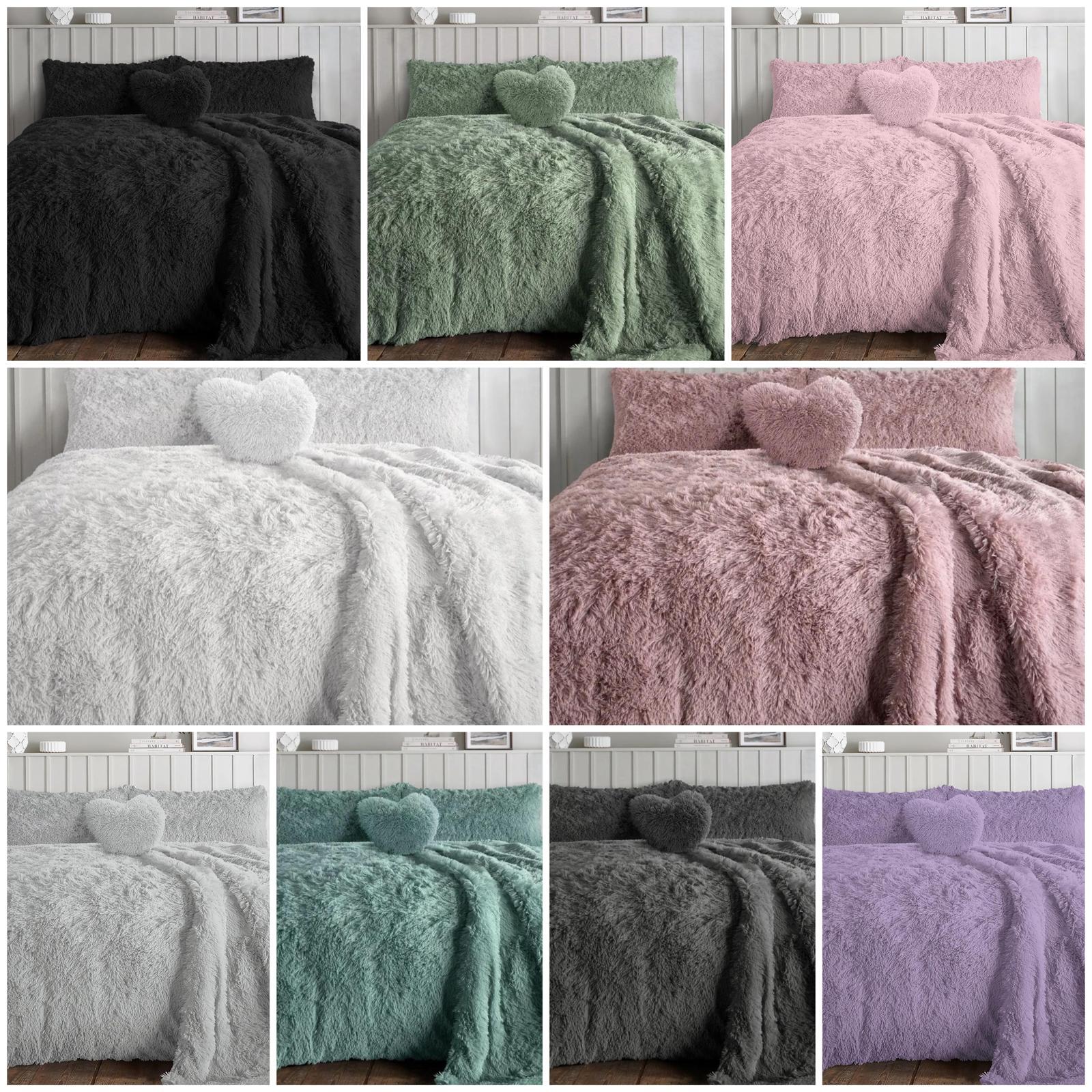 4B Alaska Long Fur Duvet Cover – Premium Teddy Fleece Bedding Available in Four Sizes – Soft, Cozy & Fluffy. Easy Care and Stylish Home Décor Choice.