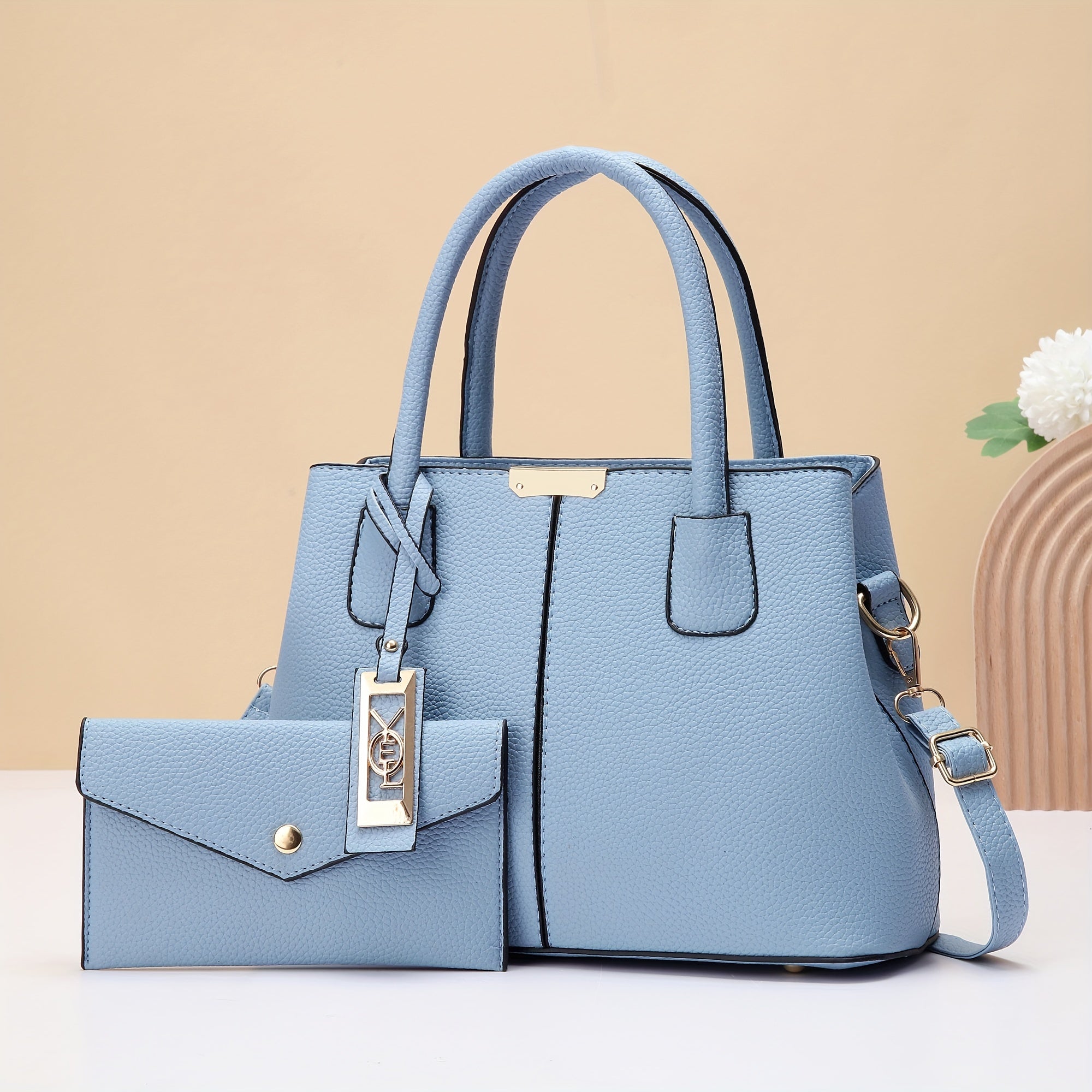 Gift for Mom Large Capacity Tote Bag Women's New Summer Handbag Set Fashionable Versatile Single Shoulder Letter,Gift