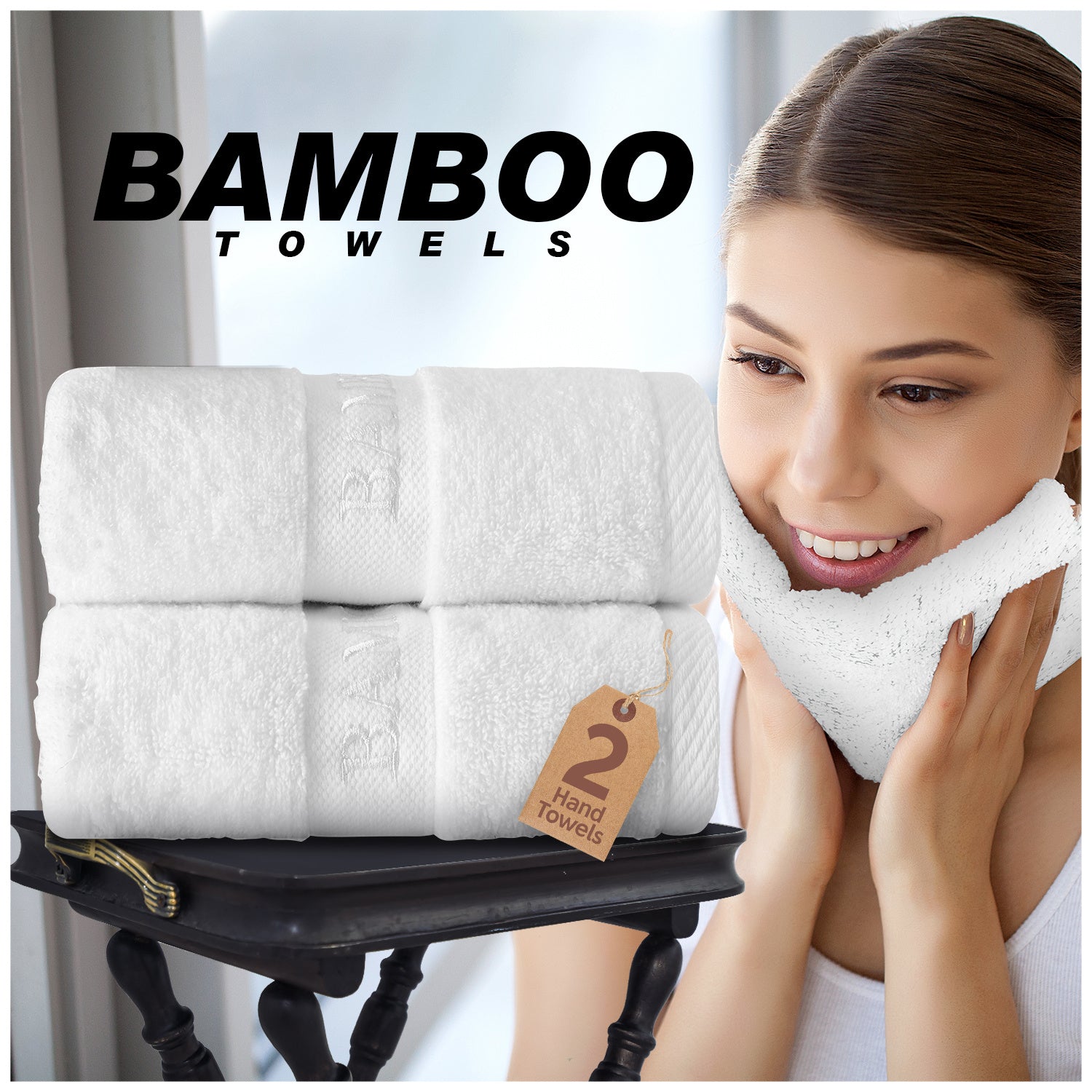 Multi-Purpose Ultra Soft & Highly Absorbent Towels for Bathroom, Gym, Kitchen, Face, Hands OR