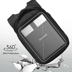 Kono Anti-Theft Laptop Backpack - 15.6" USB Charging Port, Water Resistant Business/School Bag for Men & Women