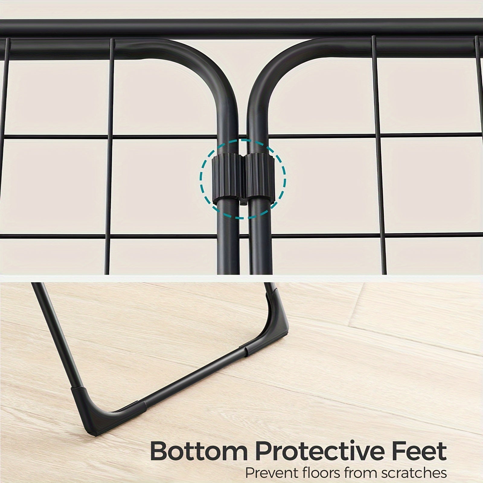 Clothes Airer, Foldable Clothes Drying Rack, Clothes Horse With Gullwings, Free-Standing Laundry Rack, Indoor Outdoor Use, Bed Linen Clothing