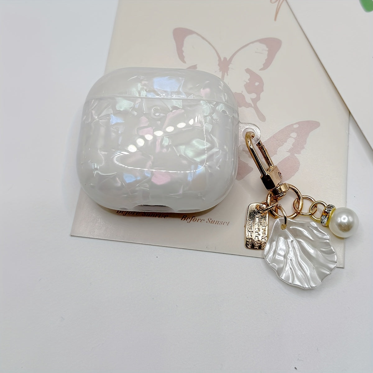 Colorful Shell Pattern Case – Soft Split Cover for AirPods 4/Pro 2/3rd Gen