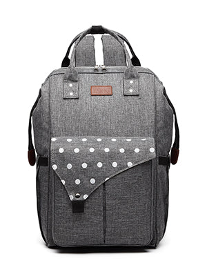 Baby Changing Backpack - Waterproof Diaper Bag with USB Port & Stroller Straps, 15.6" Laptop Compartment for Parents