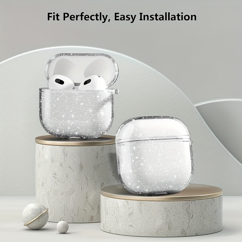 Transparent Soft Protective Case for AirPods 4 – Full Clear Cover for 4th Gen